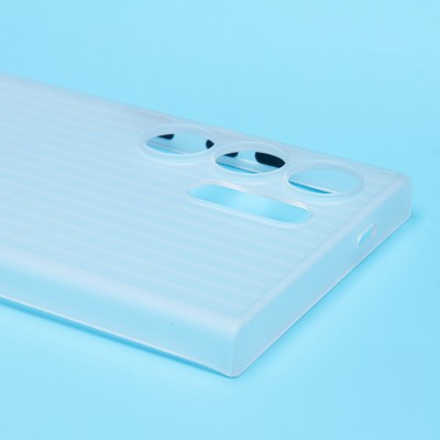 Чехол-накладка для Samsung Galaxy S24 Ultra (матовый прозрачный) - PC089