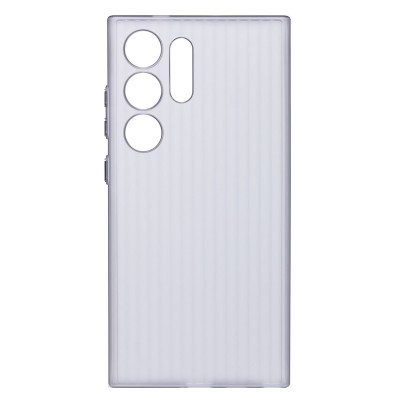 Чехол-накладка для Samsung Galaxy S24 Ultra (матовый прозрачный/черный) - PC089 Чехол-накладка для Samsung Galaxy S24 Ultra (матовый прозрачный/черный) - PC089