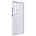 Чехол-накладка для Samsung Galaxy S24 Ultra (матовый прозрачный/черный) - PC089