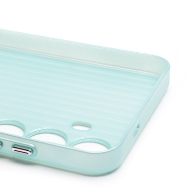 Чехол-накладка для Samsung Galaxy S24 (мятный) - PC089