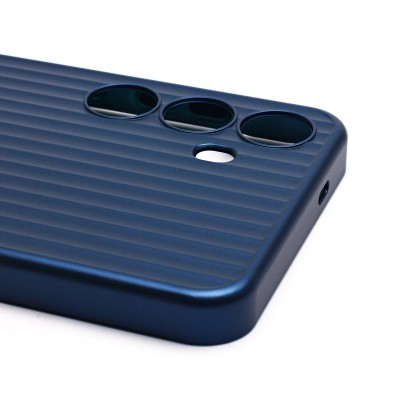 Чехол-накладка для Samsung Galaxy S24+ (титановый синий) - PC089