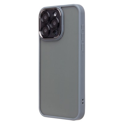 Чехол-накладка для Apple iPhone 15 Pro Max (серый) - PC090