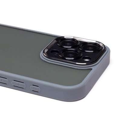 Чехол-накладка для Apple iPhone 15 Pro Max (серый) - PC090