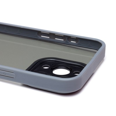 Чехол-накладка для Apple iPhone 15 Pro Max (серый) - PC090