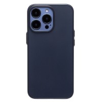 Чехол-накладка для Apple iPhone 13 Pro (матовый прозрачный/черный) - PC091