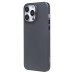 Чехол-накладка для Apple iPhone 15 Pro Max (матовый прозрачный/черный) - PC091
