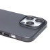 Чехол-накладка для Apple iPhone 15 Pro Max (матовый прозрачный/черный) - PC091