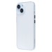Чехол-накладка для Apple iPhone 15 (матовый прозрачный/белый) - PC091