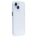 Чехол-накладка для Apple iPhone 15 (матовый прозрачный/белый) - PC091