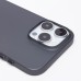 Чехол-накладка для Apple iPhone 16 Pro Max (матовый прозрачный/черный) - PC091
