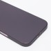 Чехол-накладка для Apple iPhone 16 (матовый прозрачный/черный) - PC091
