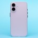Чехол-накладка для Apple iPhone 16 (матовый прозрачный/белый) - PC091