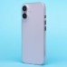 Чехол-накладка для Apple iPhone 16 (матовый прозрачный/белый) - PC091