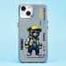 Чехол-накладка для Apple iPhone 14 (мишка) (прозрачный) - PC092