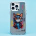 Чехол-накладка для Apple iPhone 15 Pro Max (кот) (прозрачный) - PC092
