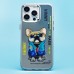 Чехол-накладка для Apple iPhone 15 Pro Max (собака) (прозрачный) - PC092
