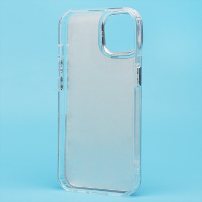 Чехол-накладка для Apple iPhone 15 (кот) (прозрачный) - PC092