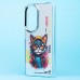 Чехол-накладка для Honor X7b (кот) (прозрачный) - PC092