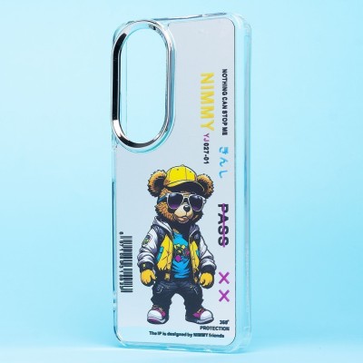 Чехол-накладка для Honor X7b (мишка) (прозрачный) - PC092