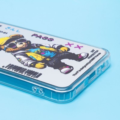 Чехол-накладка для Honor X7b (мишка) (прозрачный) - PC092