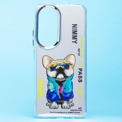 Чехол-накладка для Honor X7b (собака) (прозрачный) - PC092