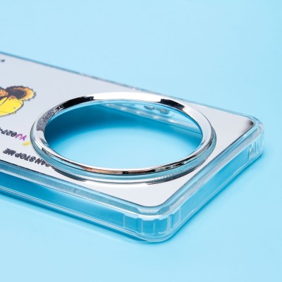 Чехол-накладка для Honor X9b (мишка) (прозрачный) - PC092