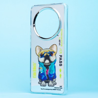 Чехол-накладка для Honor X9b (собака) (прозрачный) - PC092