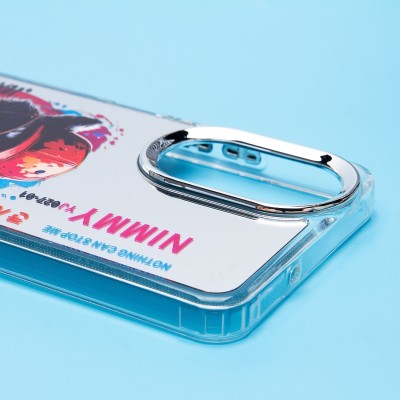 Чехол-накладка для Realme C67 4G (енот) (прозрачный) - PC092