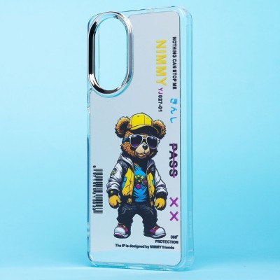 Чехол-накладка для Realme C67 4G (мишка) (прозрачный) - PC092