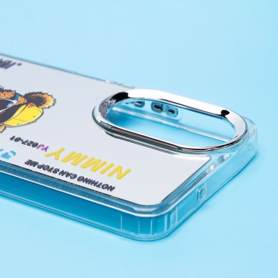 Чехол-накладка для Realme C67 4G (мишка) (прозрачный) - PC092