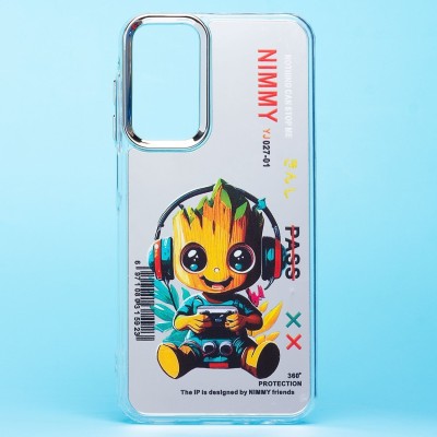 Чехол-накладка для Samsung Galaxy A15 5G (груд) (прозрачный) - PC092