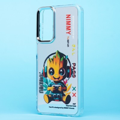 Чехол-накладка для Samsung Galaxy A15 5G (груд) (прозрачный) - PC092