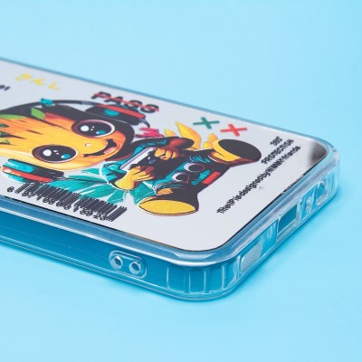 Чехол-накладка для Samsung Galaxy A15 5G (груд) (прозрачный) - PC092