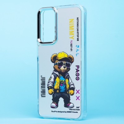 Чехол-накладка для Samsung Galaxy A15 5G (мишка) (прозрачный) - PC092 Чехол-накладка для Samsung Galaxy A15 5G (мишка) (прозрачный) - PC092