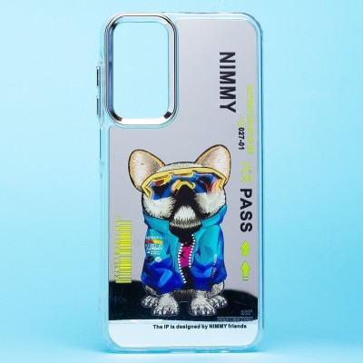 Чехол-накладка для Samsung Galaxy A15 5G (собака) (прозрачный) - PC092