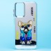 Чехол-накладка для Samsung Galaxy A15 5G (собака) (прозрачный) - PC092