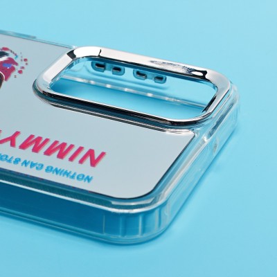 Чехол-накладка для Samsung Galaxy A25 (енот) (прозрачный) - PC092