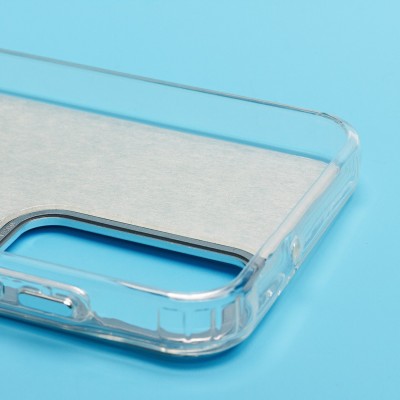 Чехол-накладка для Samsung Galaxy A25 (енот) (прозрачный) - PC092