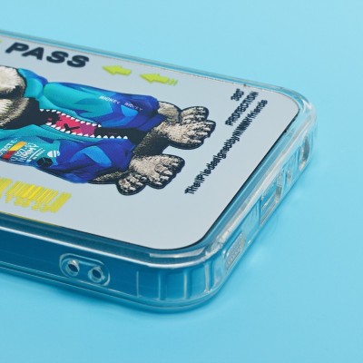 Чехол-накладка для Samsung Galaxy A25 (собака) (прозрачный) - PC092