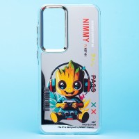 Чехол-накладка для Samsung Galaxy A35 (груд) (прозрачный) - PC092