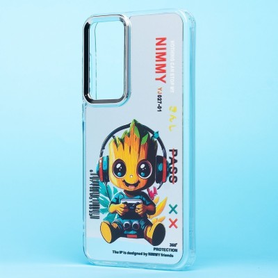 Чехол-накладка для Samsung Galaxy A35 (груд) (прозрачный) - PC092