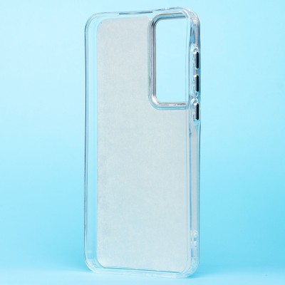 Чехол-накладка для Samsung Galaxy A35 (кот) (прозрачный) - PC092