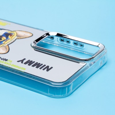 Чехол-накладка для Samsung Galaxy A35 (собака) (прозрачный) - PC092