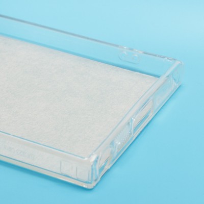 Чехол-накладка для Samsung Galaxy S23 Ultra (кот) (прозрачный) - PC092 Чехол-накладка для Samsung Galaxy S23 Ultra (кот) (прозрачный) - PC092