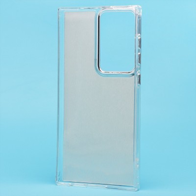 Чехол-накладка для Samsung Galaxy S23 Ultra (собака) (прозрачный) - PC092