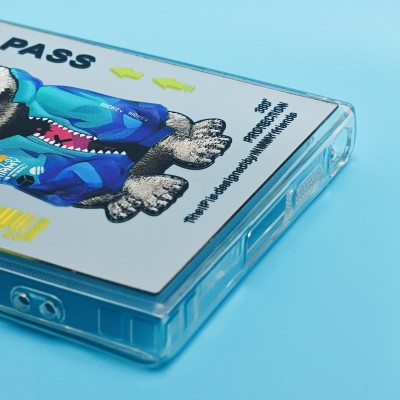 Чехол-накладка для Samsung Galaxy S23 Ultra (собака) (прозрачный) - PC092