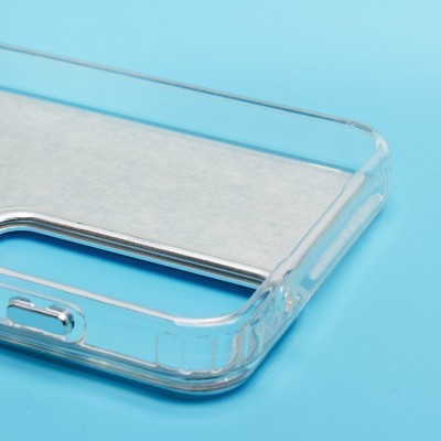 Чехол-накладка для Samsung Galaxy S23FE (груд) (прозрачный) - PC092