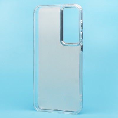 Чехол-накладка для Samsung Galaxy S23FE (кот) (прозрачный) - PC092