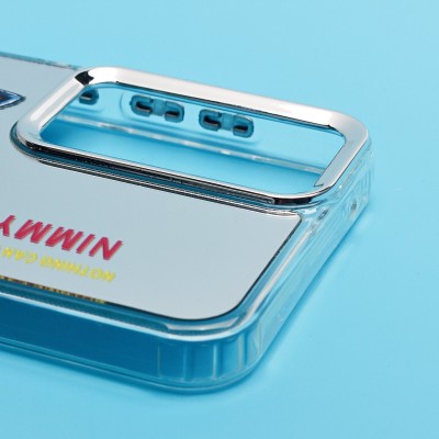 Чехол-накладка для Samsung Galaxy S23FE (кот) (прозрачный) - PC092