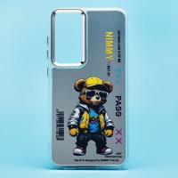 Чехол-накладка для Samsung Galaxy S23FE (мишка) (прозрачный) - PC092 Чехол-накладка для Samsung Galaxy S23FE (мишка) (прозрачный) - PC092